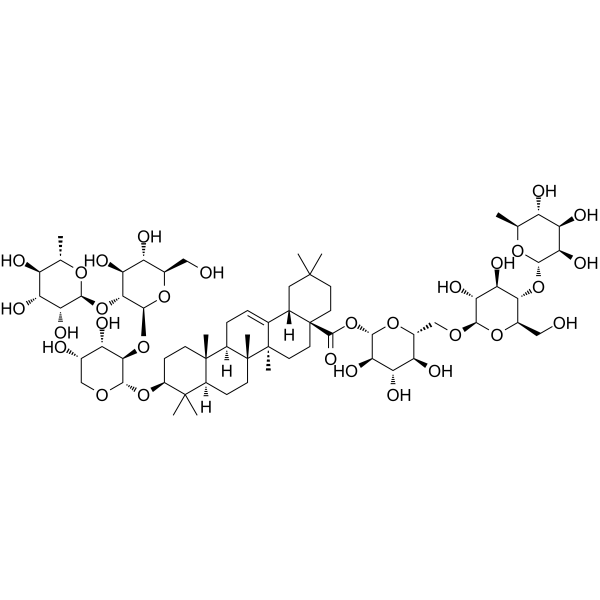 Raddeanoside R8(Synonyms: 多被银莲花皂苷R8)