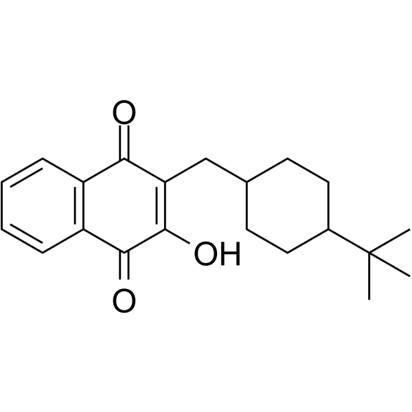 Buparvaquone(Synonyms: 布帕伐醌)