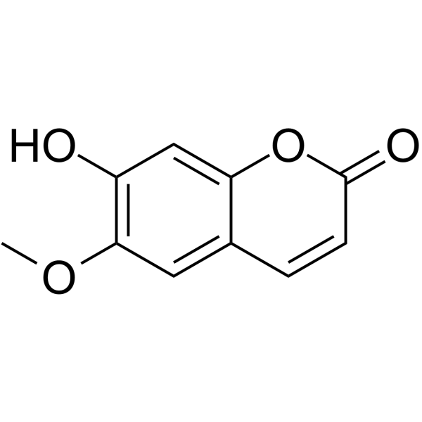 Scopoletin(Synonyms: 东莨菪内酯; Gelseminic acid;  Chrysatropic acid)