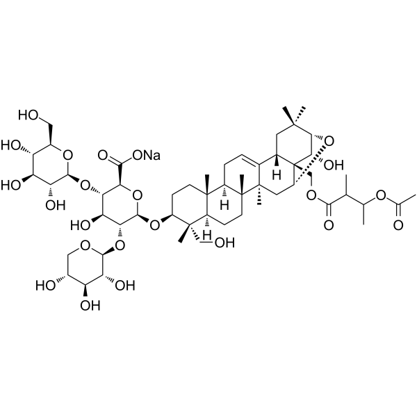 Sodium aescinate(Synonyms: 七叶皂苷钠)