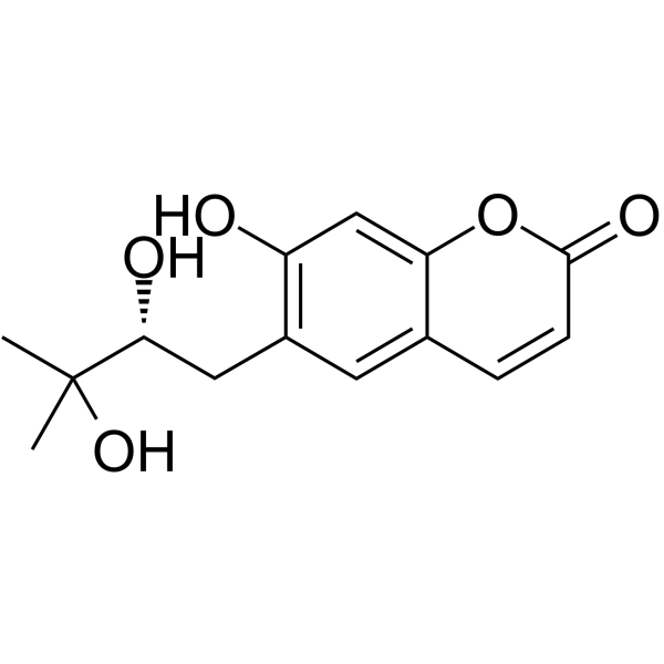 (+)-Peusedanol(Synonyms: (+)-白花前胡醇)