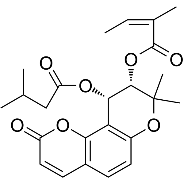 Praeruptorin E(Synonyms: 白花前胡素 E)