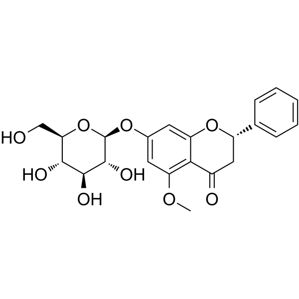 5-MethoxyPinocembroside(Synonyms: 5-甲氧基-乔松苷)